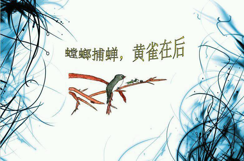 螳螂捕蝉黄雀在后成语故事